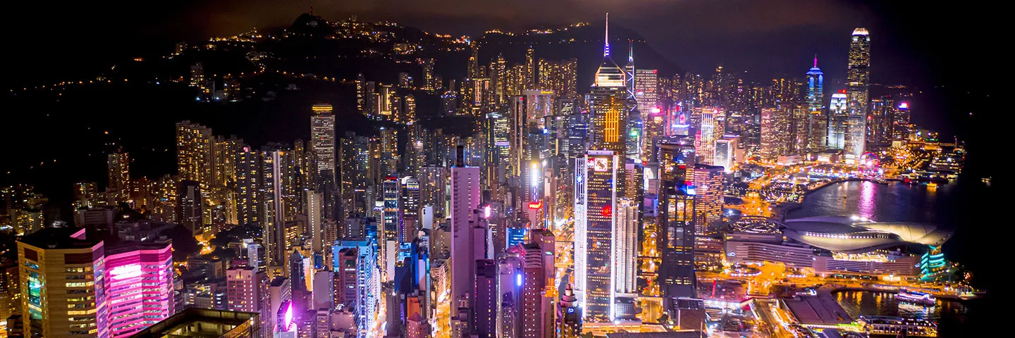 hong kong at night