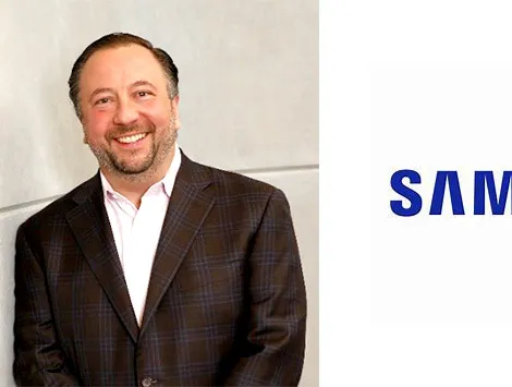 Joseph Stinziano and the Samsung logo